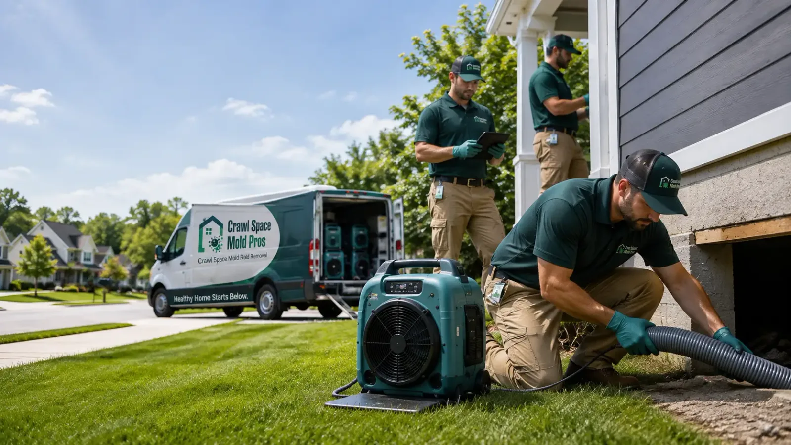Crawl Space Mold Removal in Ashton, NE